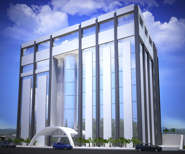 3ds exterior mall building - Commercial Mall Building by Ralf128